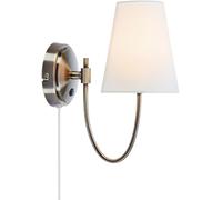 Markslöjd Amar lámpara de pared 1x40 W blanco-latón 108908