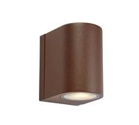 Markslöjd Aplique LED para exterior Alor, marrón, 1 luz, IP65, atenuable