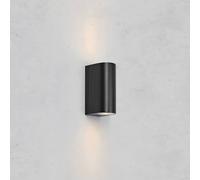 Markslöjd Aplique LED para exterior Alor, negra, 2 luces, IP65, atenuable