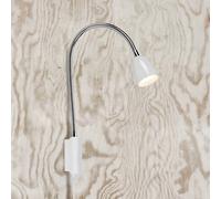 Markslöjd Aplique LED Tulip con cable y enchufe, blanco
