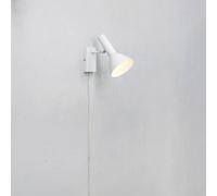 Markslöjd Aplique Metro, blanco, con cable y enchufe True