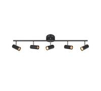 Markslöjd Barcelona lámpara de techo 5x12 W negro 107351