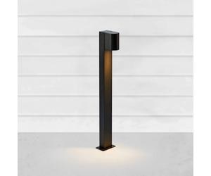 Markslöjd Bolardo luminoso LED Alor, negro, IP65, altura 75 cm, atenuable