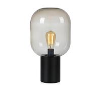 Markslöjd Brooklyn lámpara de sobremesa 1x60 W negro-ahumado 107481