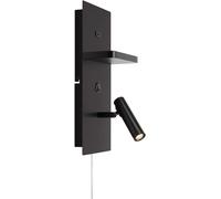 Markslöjd Carica lámpara de pared 1x4 W negro 109018