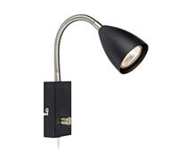 Markslöjd Ciro lámpara de pared 1x7 W negro-acero 107409