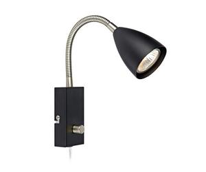 Markslöjd Ciro lámpara de pared 1x7 W negro-acero 107409