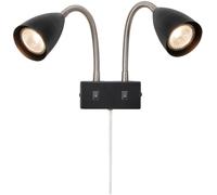 Markslöjd Ciro lámpara de pared 2x7 W negro 108901