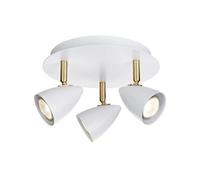 Markslöjd Ciro lámpara de techo 3x35 W blanco-oro 106319