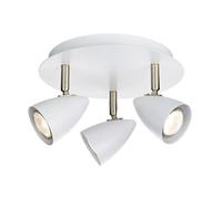 Markslöjd Ciro lámpara de techo 3x7 W blanco-acero 107412