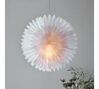 Markslöjd Estrella decorativa Solina, para colgar, blanca, Ø 60 cm
