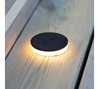 Markslöjd Garden 24 Decklight negro 3W lateral Ø6cm EC:EPREL:781860