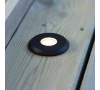 Markslöjd Garden 24 Decklight, negro, luz superior, 3 W EC:EPREL:781860