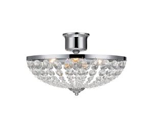 Markslöjd Gränsö lámpara de techo 3x40 W cromo-transparente 105316