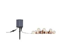 Markslöjd Guirnalda de luces Suno, solar, USB, plástico, 10 luces, IP44