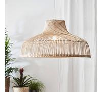 Markslöjd Lámpara colgante Bali con pantalla de ratán True