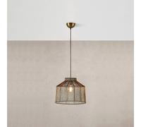 Markslöjd Lámpara colgante Capanna, metal, latón envejecido