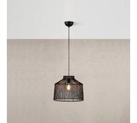 Markslöjd Lámpara colgante Capanna, pantalla de metal, negro