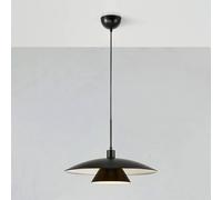 Markslöjd Lámpara colgante Millinge negra, metal, Ø 50 cm