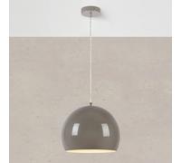 Markslöjd Lámpara colgante Pop, Ø 28 cm, greige, metal