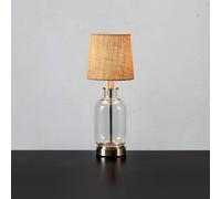 Markslöjd Lámpara de mesa Costero, transparente/Natural, 43 cm