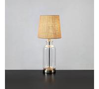 Markslöjd Lámpara de mesa Costero, transparente/Natural, 61,5 cm
