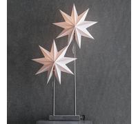 Markslöjd Lámpara de mesa estrella de papel Duva 2 estrellas