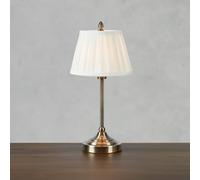 Markslöjd Oxford lámpara de sobremesa 1x40 W blanco-latón 108973