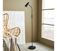 Markslöjd Lámpara de pie Crest negro pantalla móvil