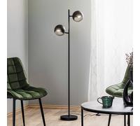 Markslöjd Lámpara de pie Edgar, 2 luces, negra