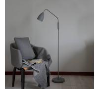Markslöjd Lámpara de pie LED Patro, gris, metal, atenuable
