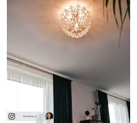 Markslöjd Lámpara de techo Rosendal Ø 48 cm dorado