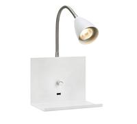 Markslöjd Logi lámpara de pared 1x7 W blanco 107140