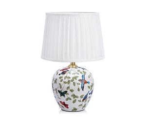 Markslöjd Mansion lámpara de sobremesa 1x60 W blanco-patrón 107040