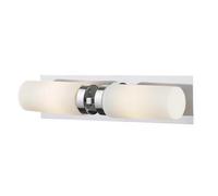 Markslöjd Norrsundet lámpara de pared 2x40 W blanco-cromo 102478