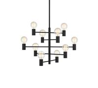 Markslöjd Paris lámpara colgante x60 W negro 107187