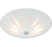 Markslöjd Petal plafón 1x40 W blanco-cromo 108899