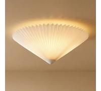Markslöjd Plafón Plisado, blanco, Ø 42 cm