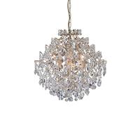 Markslöjd Rosendal lámpara colgante 6x40 W transparente-oro 100532