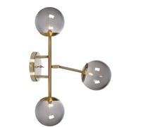 Markslöjd Trinity lámpara de pared 3x20 W latón-ahumado 108253
