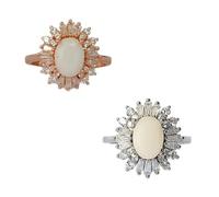 MarkyBaby Milk Jewelry - Anillo de leche materna de estilo vintage, colgante de leche materna, plata de ley 925, oro rosa, kit de joyería de leche materna, joyería de recuerdo, Resina, Sin piedras