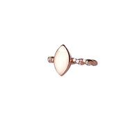 MarkyBaby Milk Jewelry | Anillo de leche materna marquesa de banda trenzada, anillo de plata de ley 925, chapado en oro rosa, kit de leche materna, joyería de recuerdo, joyería de leche materna