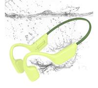 MARLALL LiteSurge - Auriculares de natación con conducción ósea, impermeables IP68, Bluetooth 5.4, auriculares deportivos subacuáticos con 32 GB de memoria MP3 para natación, color verde maratón