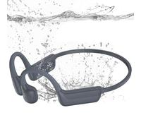 MARLALL LiteSurge - Auriculares de natación con conducción ósea, impermeables IP68, Bluetooth 5.4, auriculares deportivos subacuáticos con 32 GB de memoria MP3 para natación, color gris maratón
