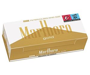 Marlboro Gold - Set de 1000 tubos con filtro para cigarrillos
