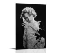 Marlene-dietrich Lienzo Póster Decoración Pintura Sala de Estar Arte de Pared Dormitorio Impresión de Pared Pintura Arte Moderno Hogar Boy Habitación Impresión Pintura Niña Vacaciones Mural 30x45 cm
