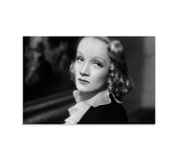Marlene Dietrich Película Estrella Lienzo Póster Decoración Pintura Sala de Estar Arte de Pared Dormitorio Pintura Arte Impresión de Pared Pintura Moderna Casa Boy Habitación Impresión Pintura Niña