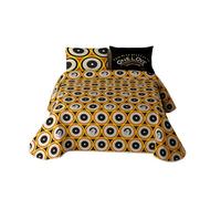 Marley - colcha bouti estampada cama 180 - microfibra - extra suave - incluye colcha bouti + 2 fundas de cojines - retro