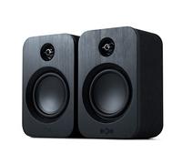 Marley House of Get Together Duo Altavoces de Estantería - Altavoces Activos Bluetooth con Entrada AUX, Compatibles con Tocadiscos y Vinilo, Alta Definición, Diseño Sostenible, Negro