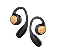 Marley House of Liberate Auriculares de Oído Abierto - Auriculares Bluetooth Abiertos con Micrófono Integrado, 20 Horas de Reproducción, Estuche de Carga USB-C, Materiales Sostenibles, Negro